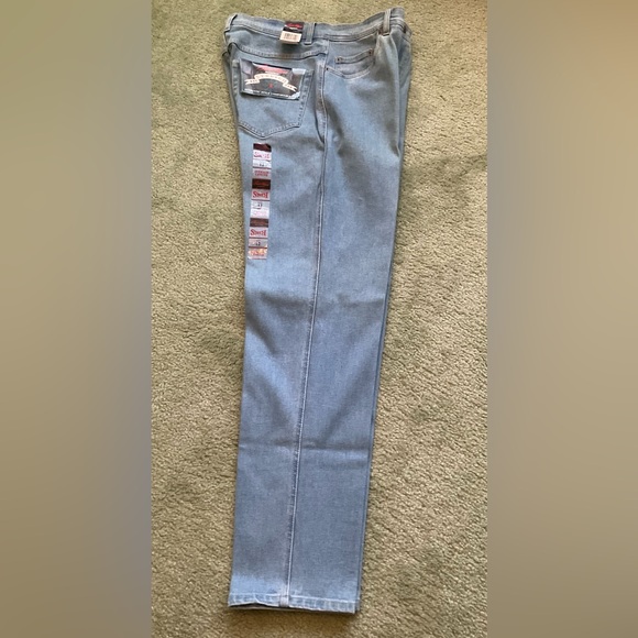 Bill Blass Stretch Denim Blue Jeans - Picture 1 of 13